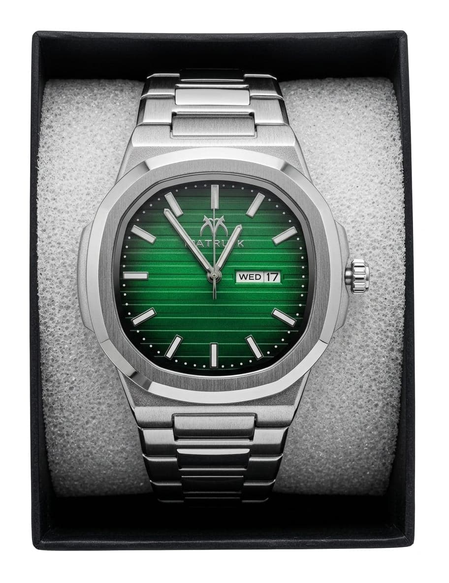 Silver Emerald Day-Date
