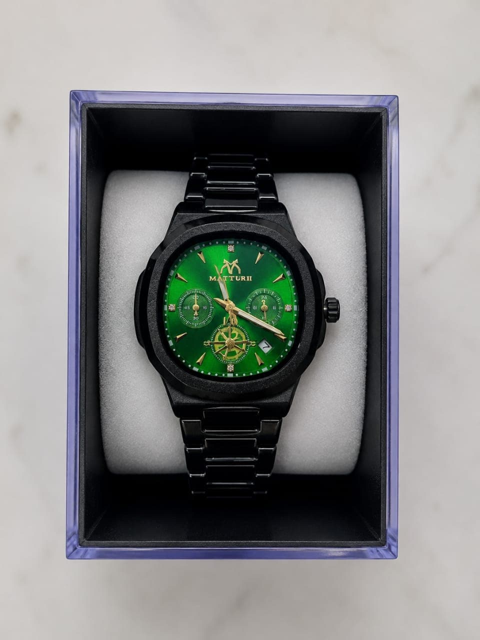 Emerald Black Chronograph